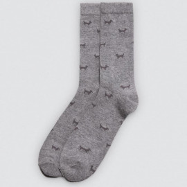 Pack de 3 calcetines de mujer con estampado discreto