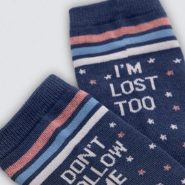 Calcetín de mujer estampado vendido por unidad