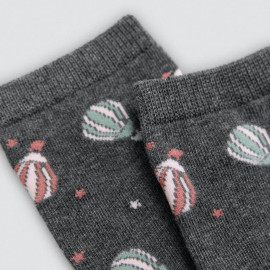 Calcetín de mujer estampado vendido por unidad