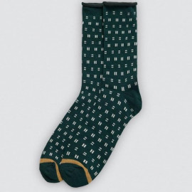 Calcetín de mujer sin puño estampado vendido por unidad