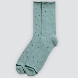 Calcetín de mujer sin puño estampado vendido por unidad