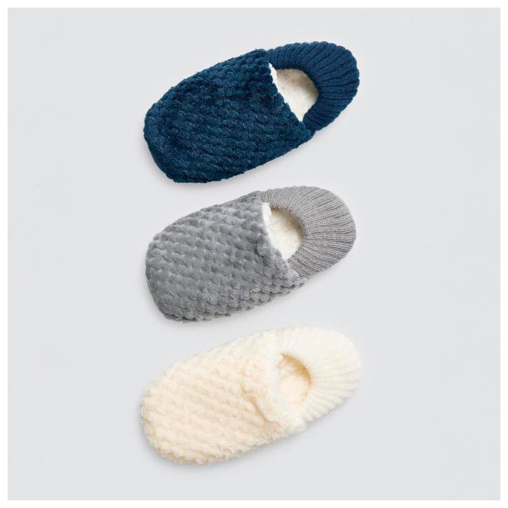 Patuco zapatilla mujer antideslizante azul suela