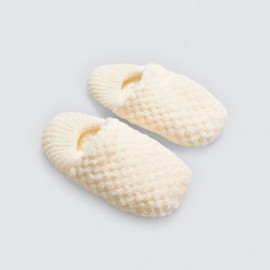 Patuco zapatilla mujer antideslizante beige