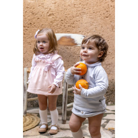 Conjunto pololo de bebé niño en azul con jersey